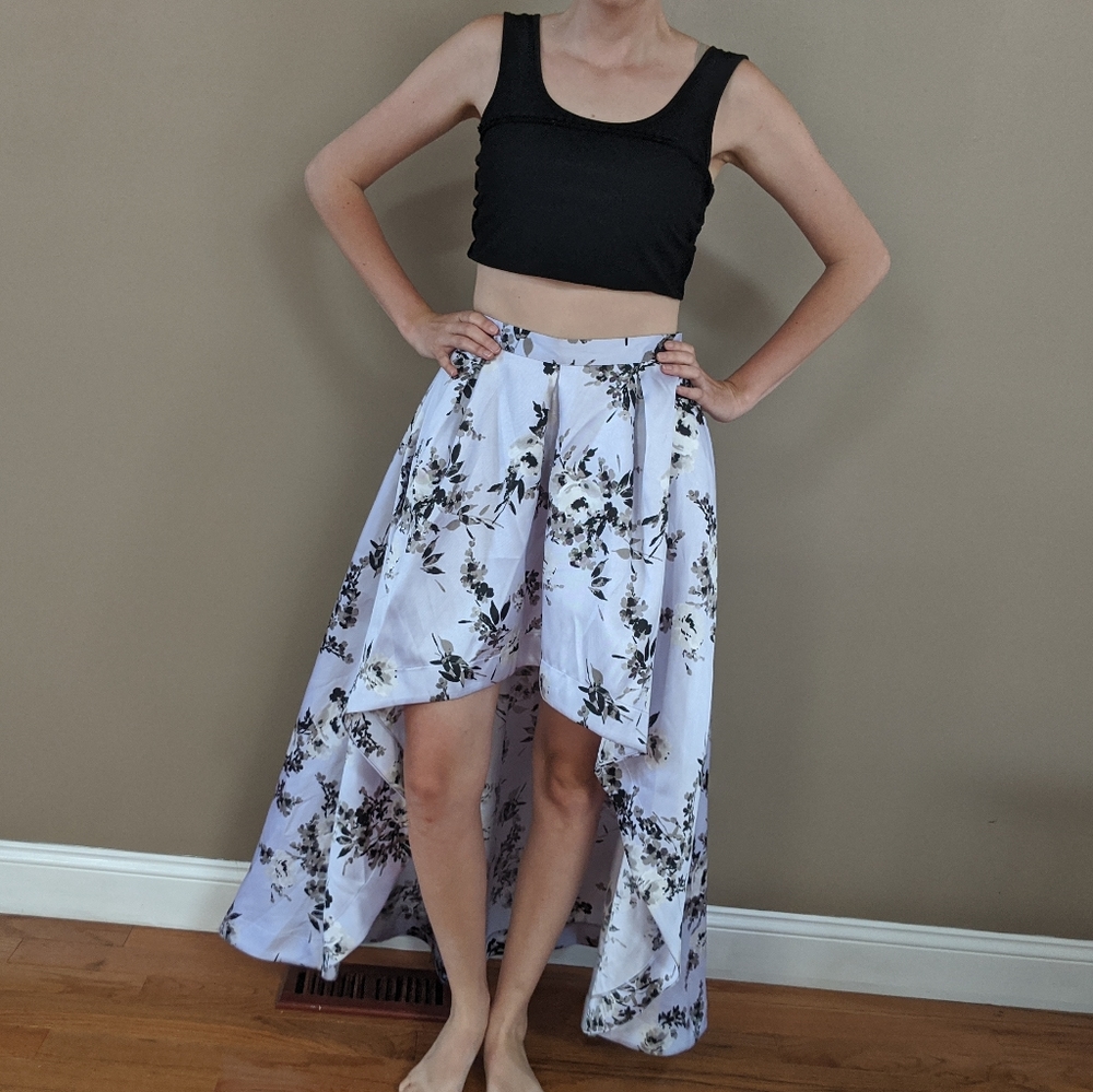 NWT Macy's Speechless Hi-Low Floral Skirt - Picture 12 of 16